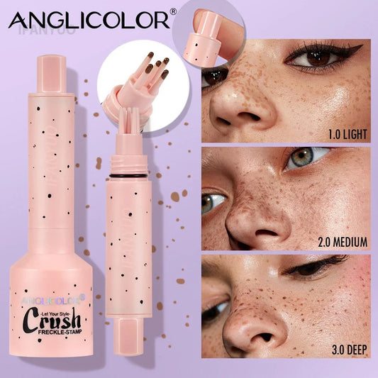 Transform Your Look with the Liquid Air Cushion Freckle Stamp Pen - Achieve Natural, Waterproof Freckles with Ease!