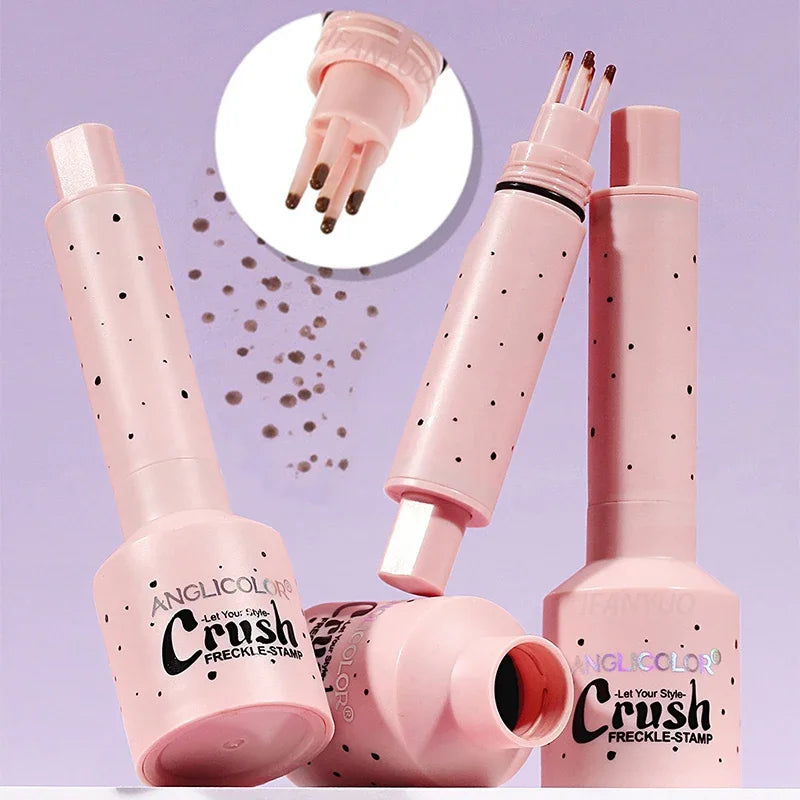 Transform Your Look with the Liquid Air Cushion Freckle Stamp Pen - Achieve Natural, Waterproof Freckles with Ease!