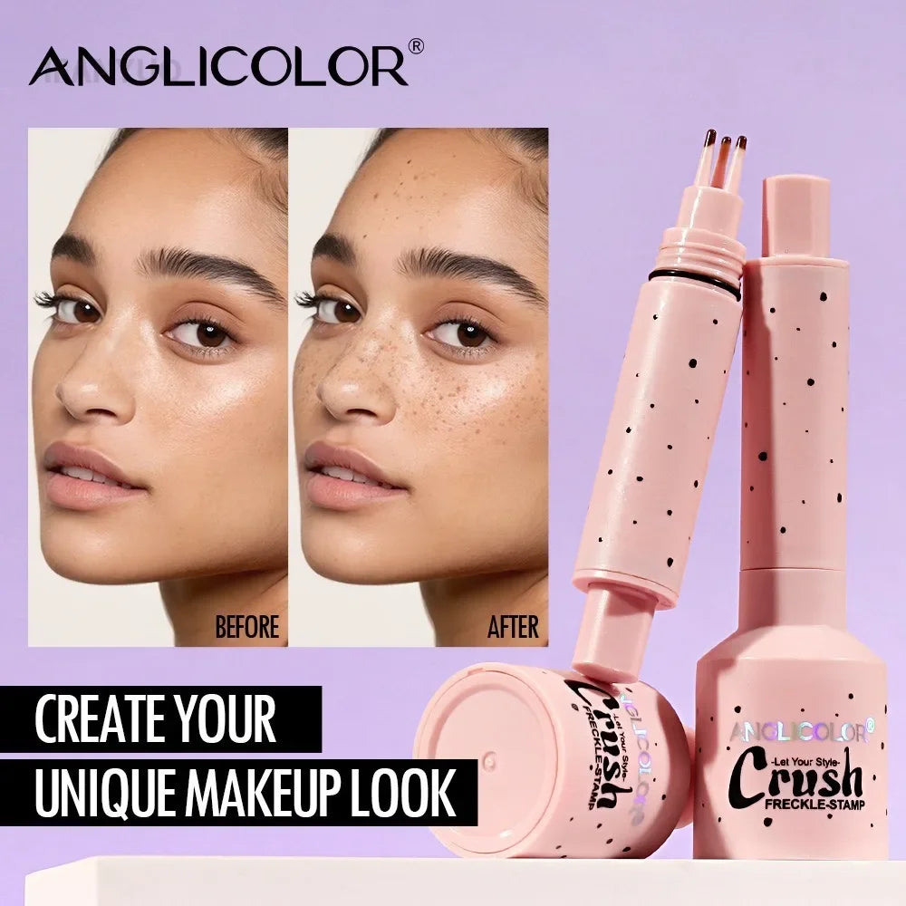 Transform Your Look with the Liquid Air Cushion Freckle Stamp Pen - Achieve Natural, Waterproof Freckles with Ease!